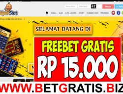 UPINSLOT – FREEBET GRATIS RP 15.000 TANPA DEPOSIT