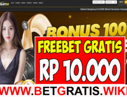 SLOT89 – FREEBET GRATIS RP 10.000 TAPA DEPOSIT