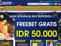 GLADIATOR88  – FREEBET GRATIS RP 50.000 TANPA DEPOSIT