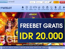 M11SLOT – FREEBET GRATIS RP 20.000 TANPA DEPOSIT