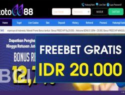 TOTOGG88 – FREEBET GRATIS RP 20.000 TANPA DEPOSIT