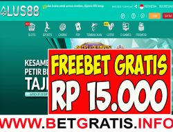 ALUS88 – FREEBET GRATIS RP 15.000 TANPA DEPOSIT