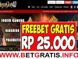 JAYASLOT4D – FREEBET GRATIS RP 25.000 TANPA DEPOSIT