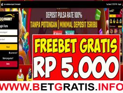 QQ266BET – FREEBET GRATIS RP 5.000 TANPA DEPOSIT