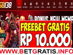 SB138 – FREEBET GRATIS RP 10.000 TANPA DEPOSIT