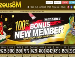 ZEUS8M – BONUS SLOT 100% MEMBER BARU CLAIM LANGSUNG DIDEPAN