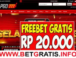 PGO777 – FREEBET GRATIS RP 20.000 TANPA DEPOSIT