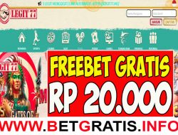 LEGIT77 – FREEBET GRATIS RP 20.000 TANPA DEPOSIT