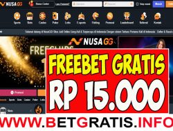 NUSAGG – FREEBET GRATIS RP 15.000 TANPA DEPOSIT