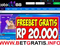 TOTOGG88 – FREEBET GRATIS RP 20.000 TANPA DEPOSIT