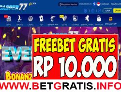 CASPER77 – FREEBET GRATIS RP 10.000 TANPA DEPOSIT