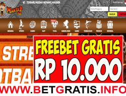 MANTAP168 – FREEBET GRATIS RP 10.000 TANPA DEPOSIT