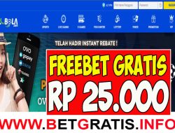 XLBOLA – FREEBET GRATIS RP 25.000 TANPA DEPOSIT