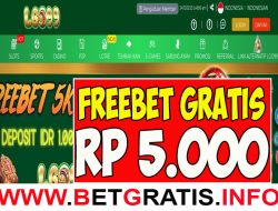 LGO99 – FREEBET GRATIS RP 5.000 TANPA DEPOSIT