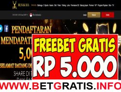 RUSAKAYA – FREEBET GRATIS RP 5.000 TANPA DEPOSIT