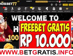 HOBIBET77 – FREEBET GRATIS RP 10.000 TANPA DEPOSIT