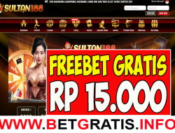 SULTAN188 – FREEBET GRATIS RP 15.000 TANPA DEPOSIT