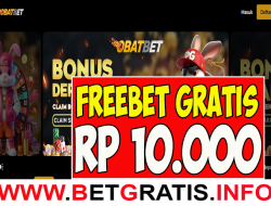 OBATBET – FREEBET GRATIS RP 10.000 TANPA DEPOSIT