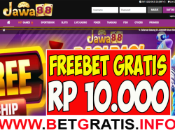 JAWA88 – FREEBET GRATIS RP 10.000 TANPA DEPOSIT