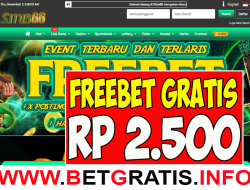 SITUS66 – FREEBET GRATIS RP 2.500 TANPA DEPOSIT