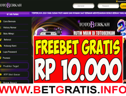 TOTOBERKAH – FREEBET GRATIS RP 10.000 DOWNLOAD APK