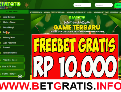 KIATOTO – FREEBET GRATIS RP 10.000 TANPA DEPOSIT