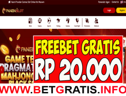 PANENSLOT – FREEBET GRATIS RP 20.000 TANPA DEPOSIT