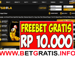 SIBOLA – FREEBET GRATIS RP 10.000 TANPA DEPOSIT