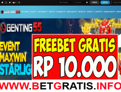 GENTING55 – FREEBET GRATIS RP 10.000 TANPA DEPOSIT