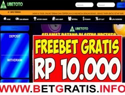 UBETOTO – FREEBET GRATIS RP 10.000 TANPA DEPOSIT