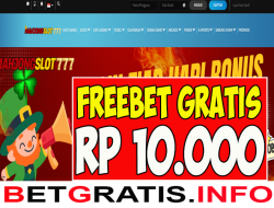 MAHJONGSLOT777 – FREEBET GRATIS RP 10.000 TANPA DEPOSIT